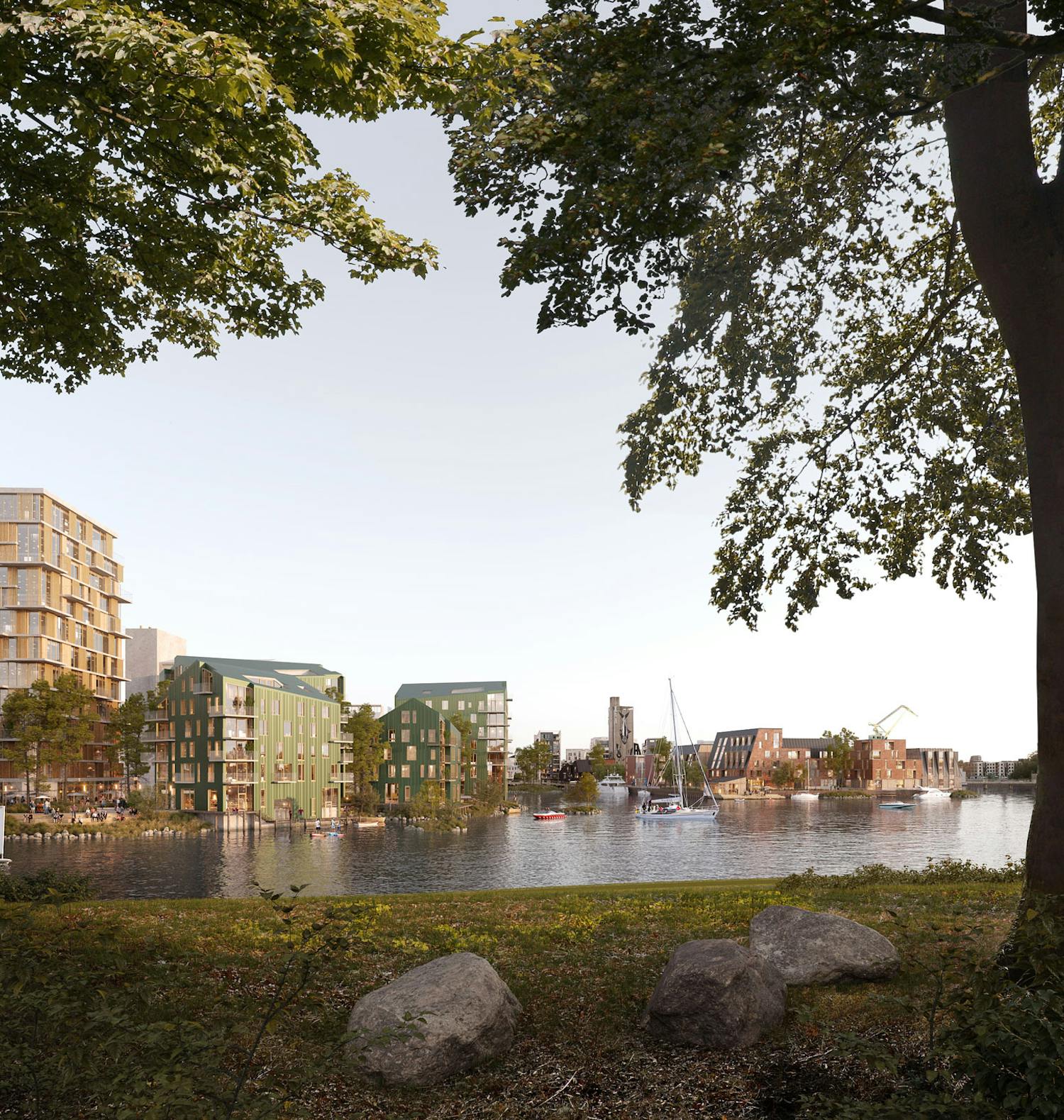 Etablering af byområdet Ny Rising